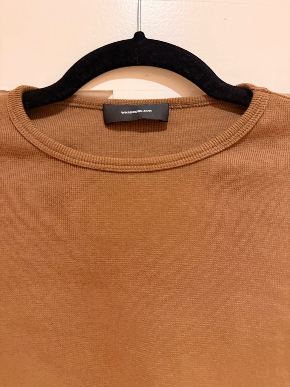 WARDROBE.NYC Brown Hailey Bieber Edition HB Long Sleeve T-Shirt - Picture 7 of 10